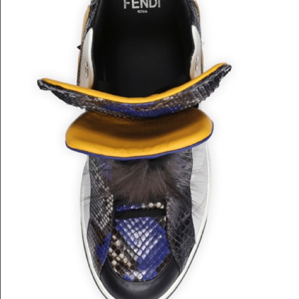 Fendi Men's Monster Python Leather High-Top ! - image 2